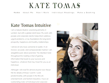 Tablet Screenshot of katetomas.com